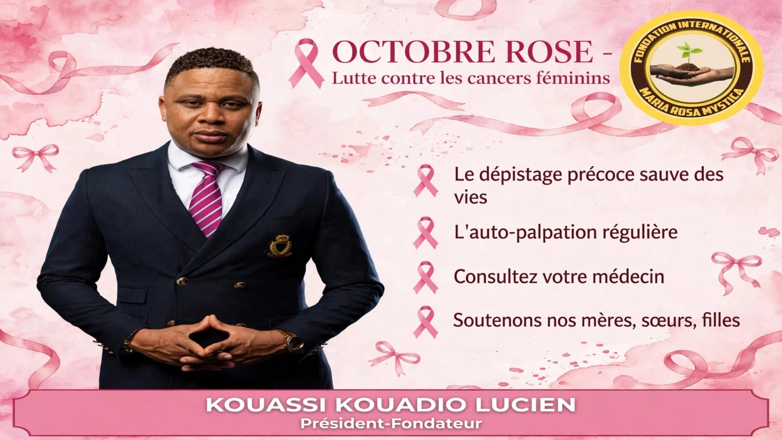 OCTOBRE ROSE : UN COMBAT DE CŒUR, UN DEVOIR D'HUMANITÉ